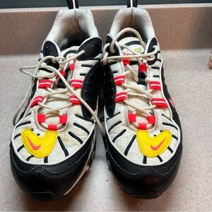 Mens Nike Air Max 640744-016 - White / Black / Yellow - Size 12 Men’s Preowned